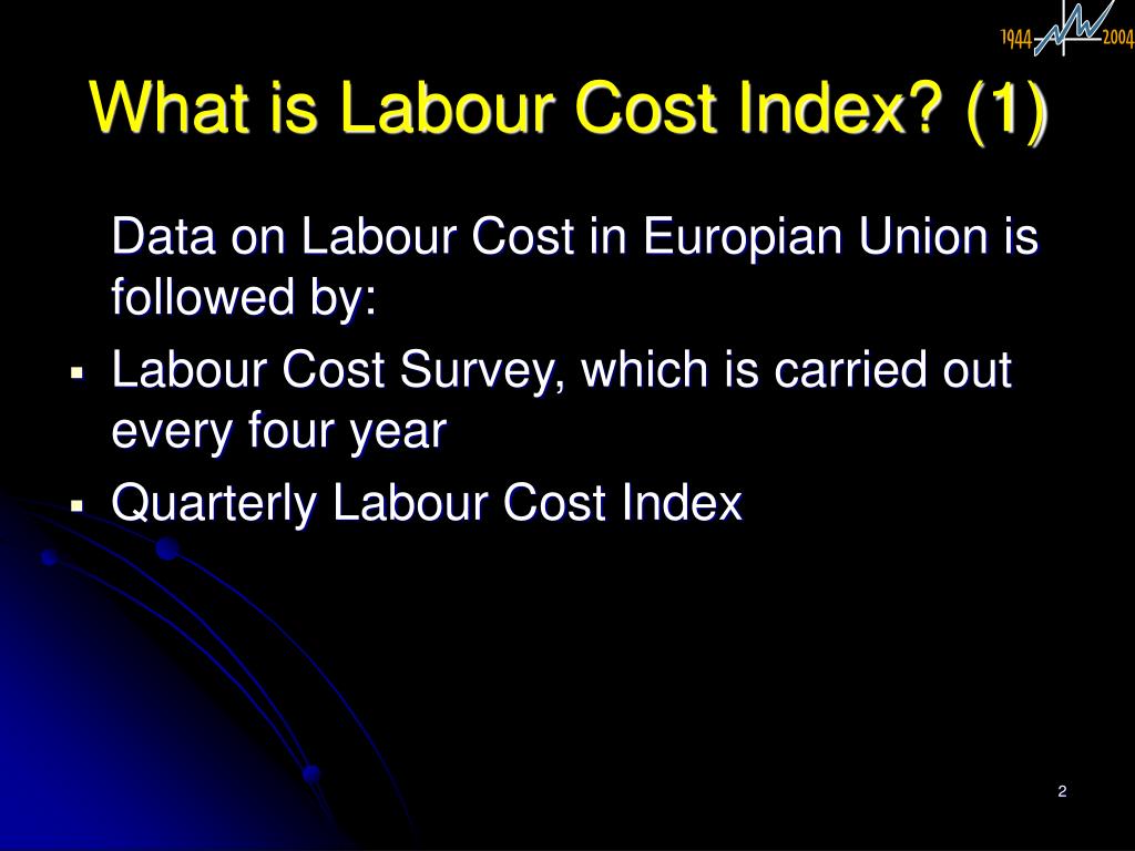 PPT Calculation Of Labour Cost Index And Automation Of Process 