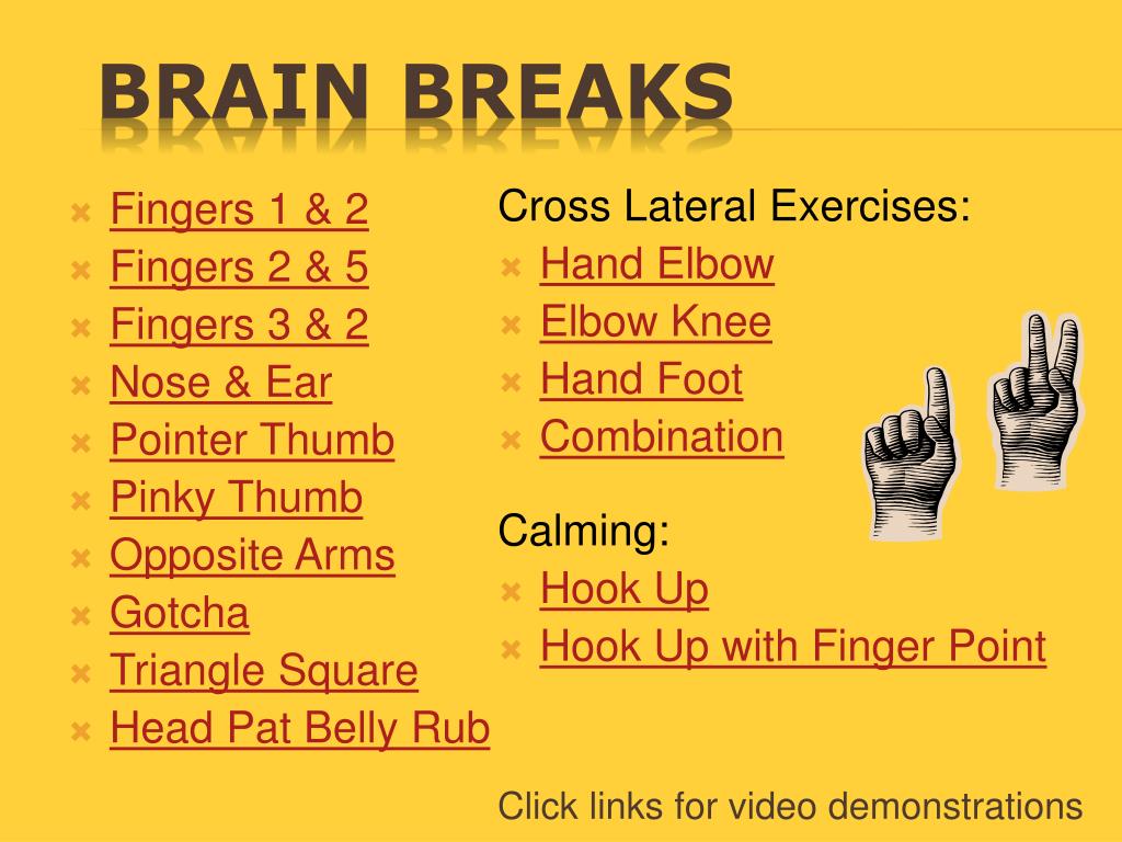 Breaking brain
