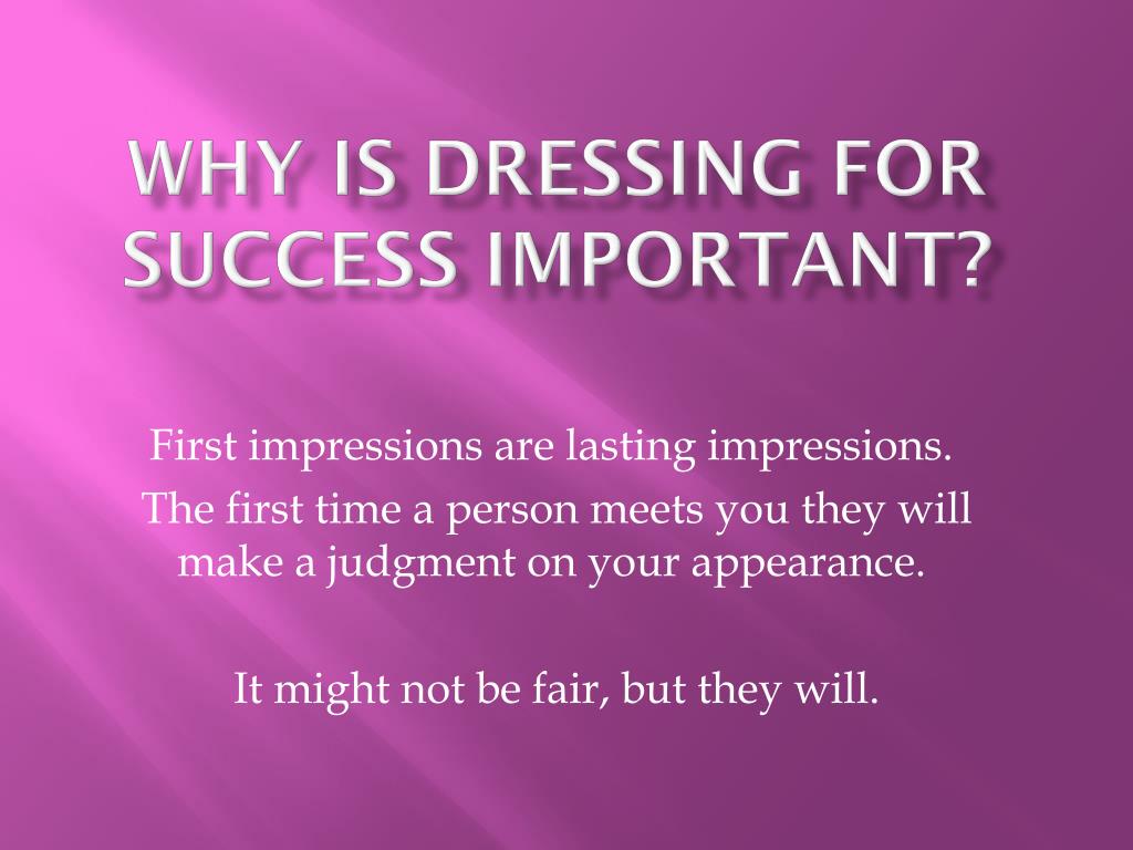 Ppt Dress For Success Powerpoint Presentation Free Download Id3566777