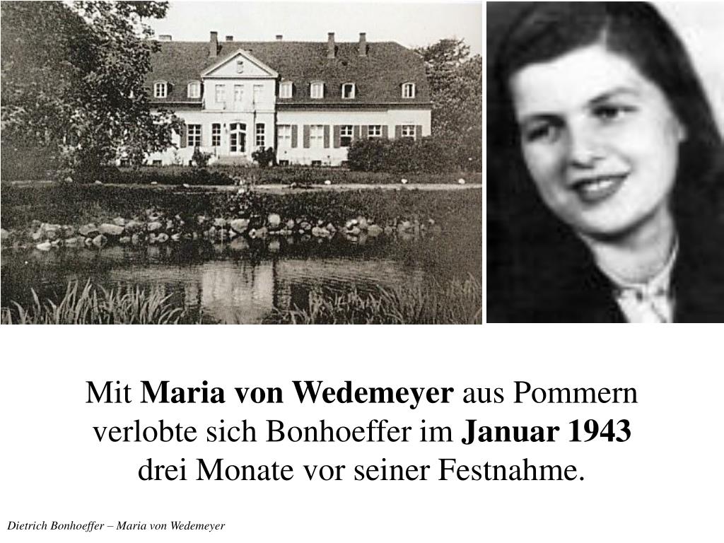 Dietrich Bonhoeffer - Maria von Wedemeyer.