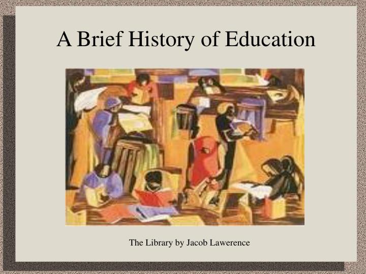 introduction of history of education