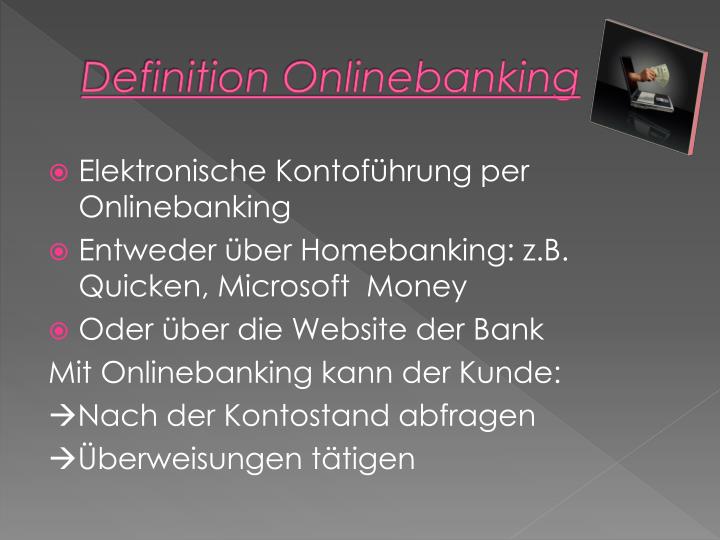 PPT Onlinebanking PowerPoint Presentation ID3570657