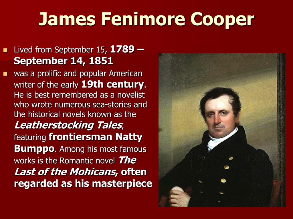 Реферат: James Fenimore CooperDeer Slayer Essay Research Paper