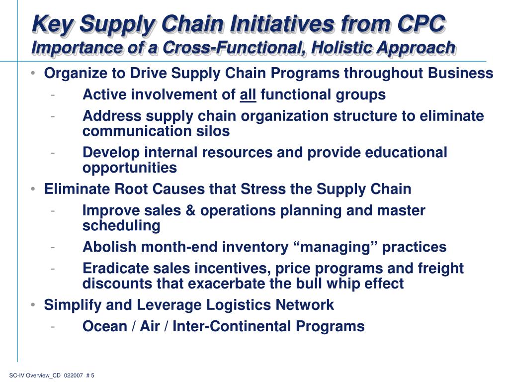 PPT - Supply Chain Steering Team Meeting / Overview PowerPoint Presentation - ID:3573937