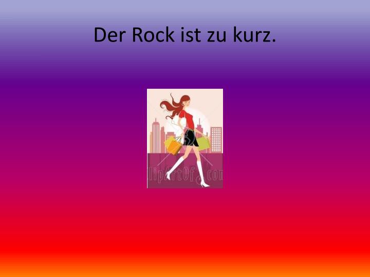PPT Der Rock ist zu kurz. PowerPoint Presentation, free download ID