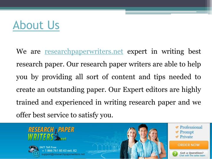Best professional research paper writers