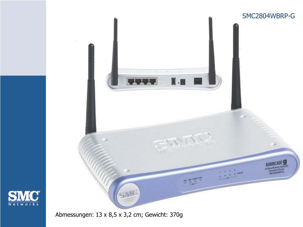 PPT - Barricade g 2.4GHz 54Mbps Wireless Barricade Breitband Router mit ...