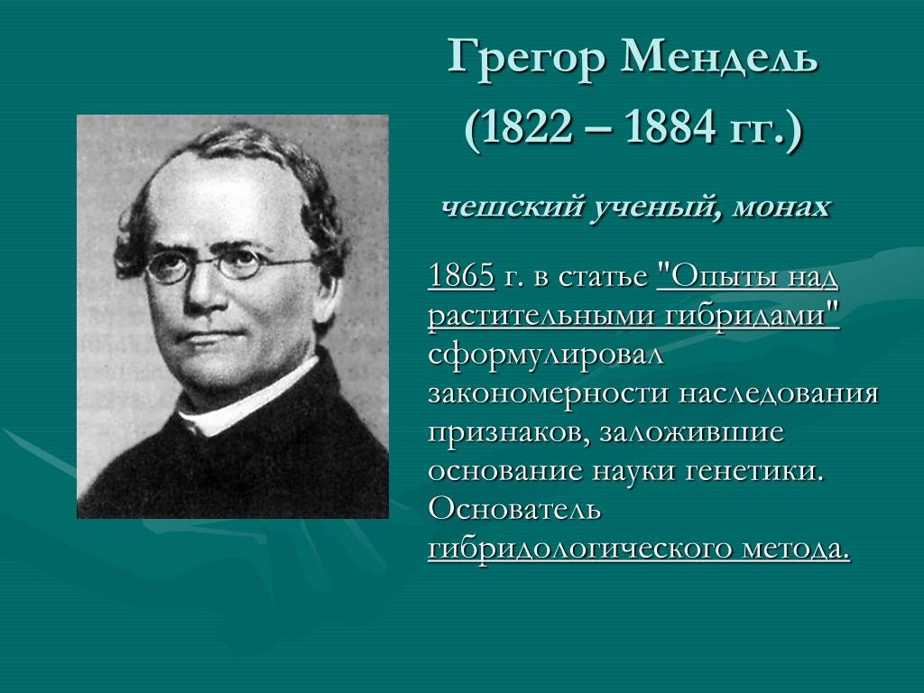 Мендель биология 9 класс. Грегор Мендель (1822 - 1884г.г.). Презентация Грегор Мендель (1822 - 1884г.г.). Г Мендель 1865. Грегор Мендель 1865.