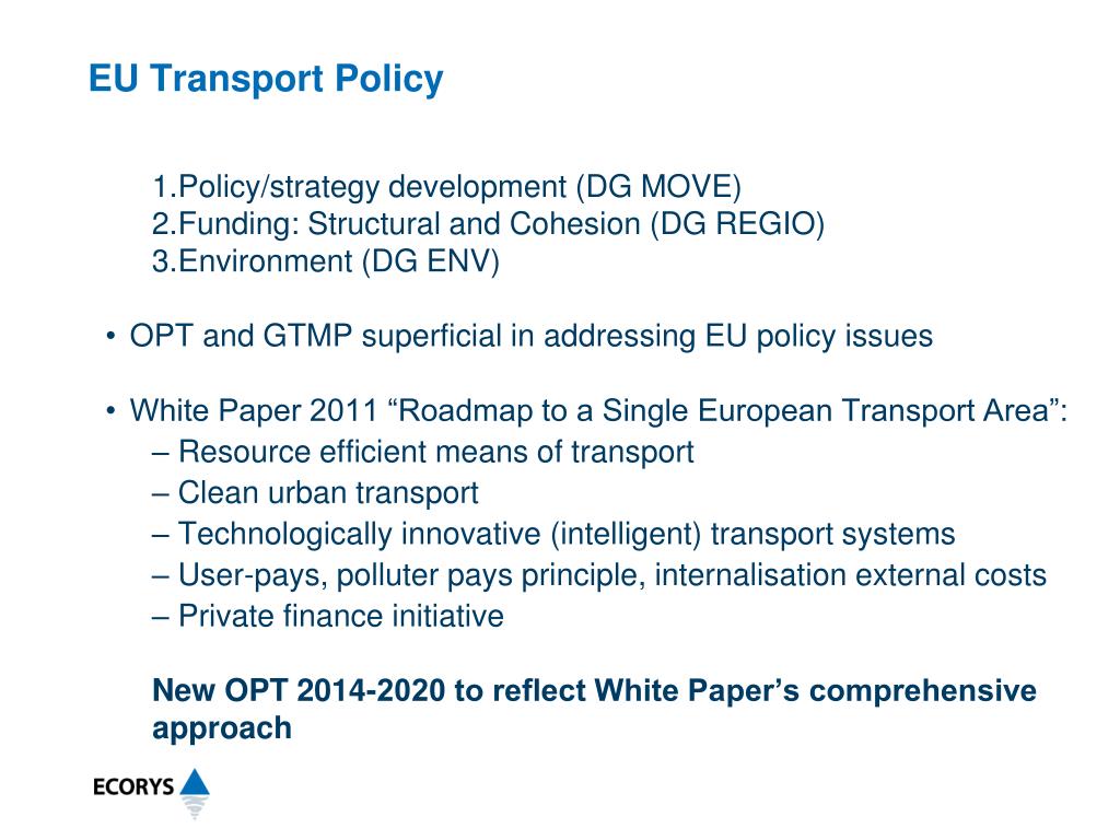 PPT - Assessment of the Bulgarian General Transport Master Plan ...