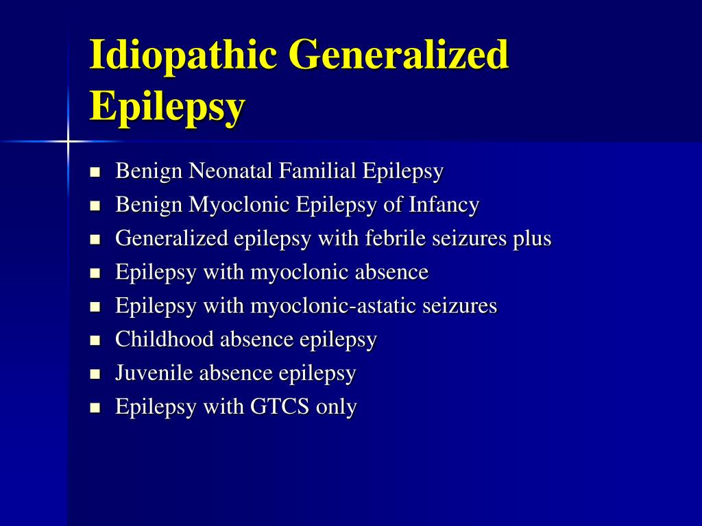 Idiopaattinen Epilepsia