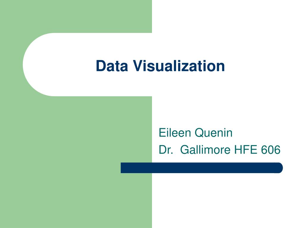 Data Visualization Eileen Quenin Dr. Gallimore HFE ppt download