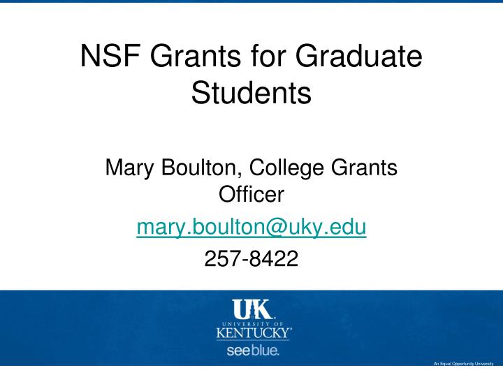nsf research grant for graduate students