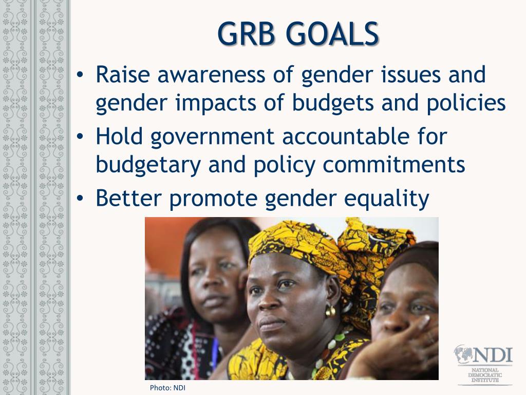 PPT - GENDER RESPONSIVE BUDGETING Gender, Women and Politics PowerPoint ...