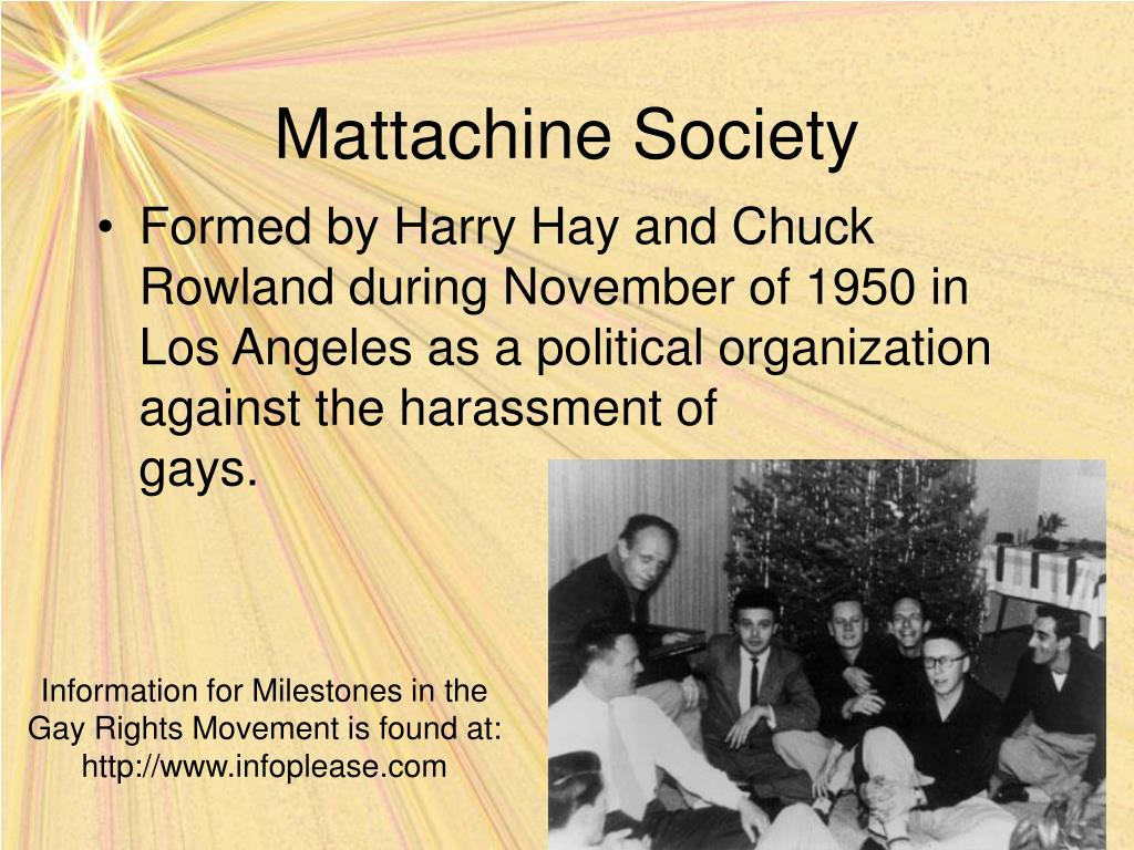Mattachine PPT - Gay, Lesbian, Bisexual and Transgender Month PowerPoint ...
