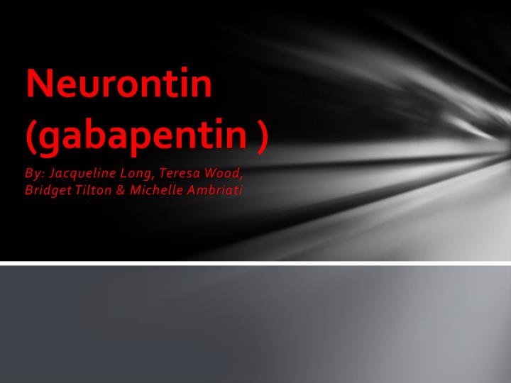 is gabapentin muscle relaxer