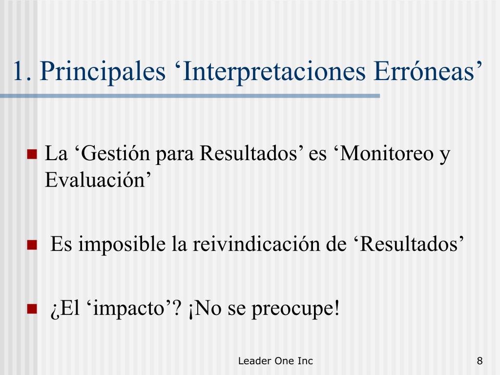 PPT - Auditoría de Desempeño: ‘ Administrando para Resultados ’ hacia ...