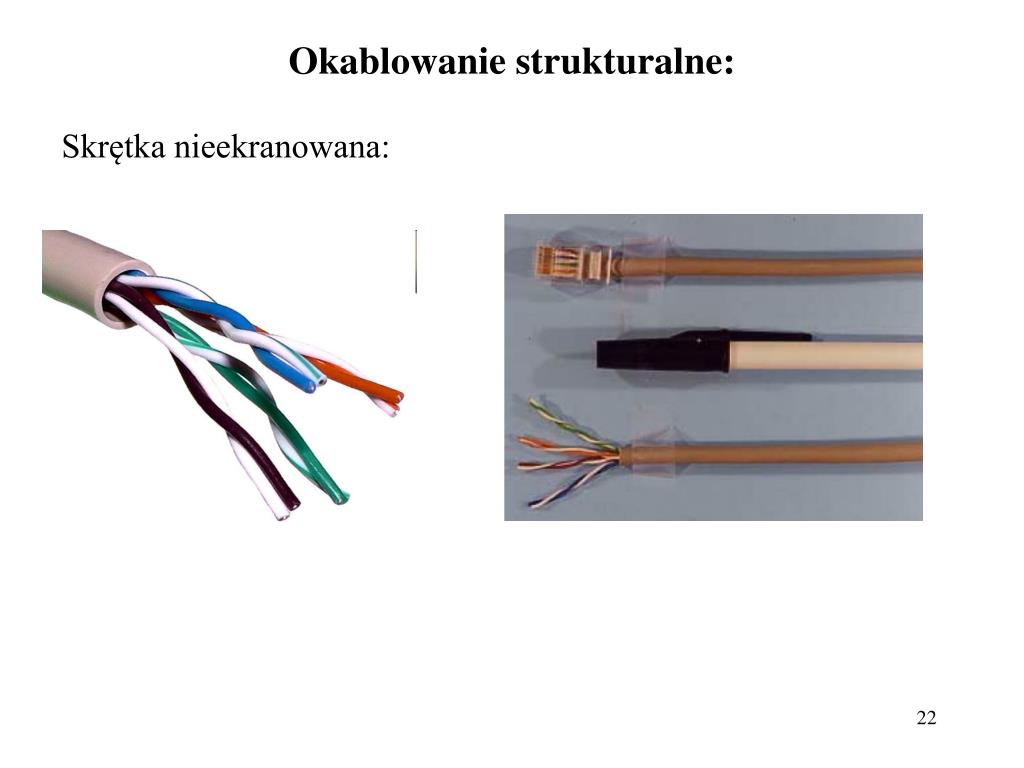 Którym Symbolem Oznaczona Jest Skrętka Nieekranowana PPT - 4. Projektowanie topologii sieci PowerPoint Presentation, free