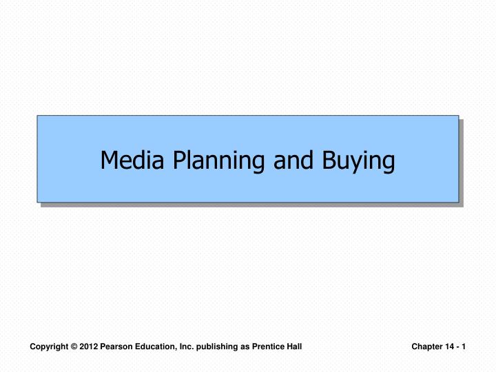 PPT Media Planning and Buying PowerPoint Presentation, free download
