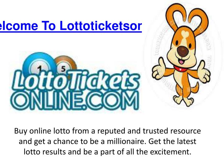 Online Lotto Results Online Lotto Results