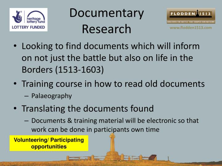documentary research methodology