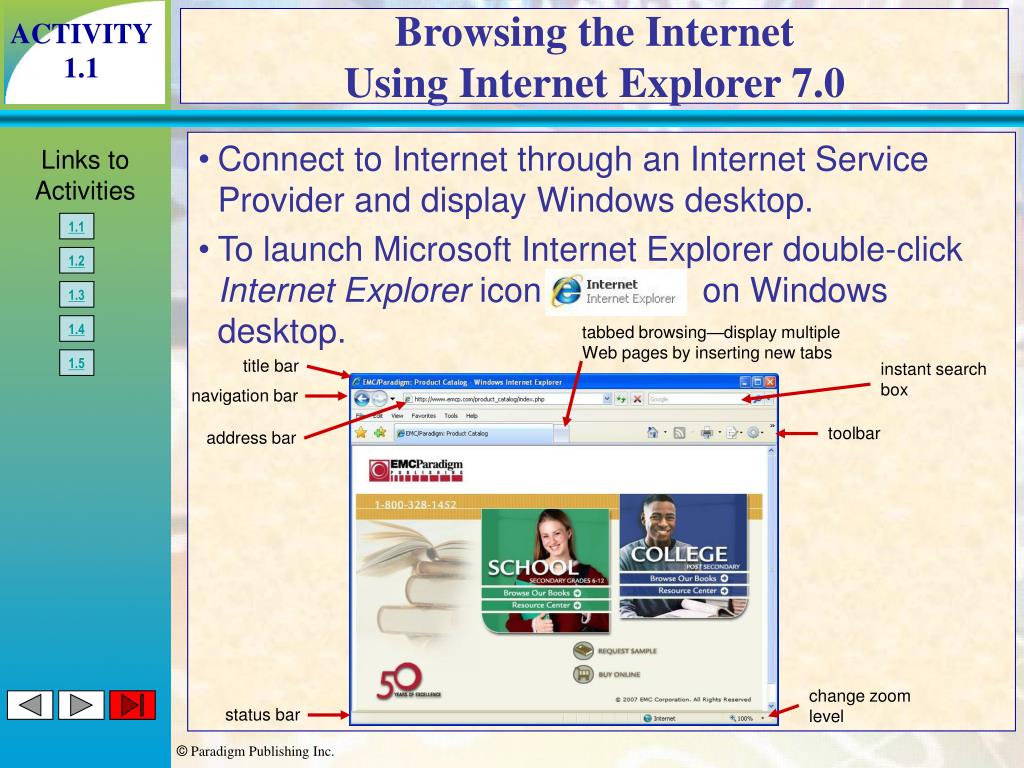 internet explorer 7.0 browser