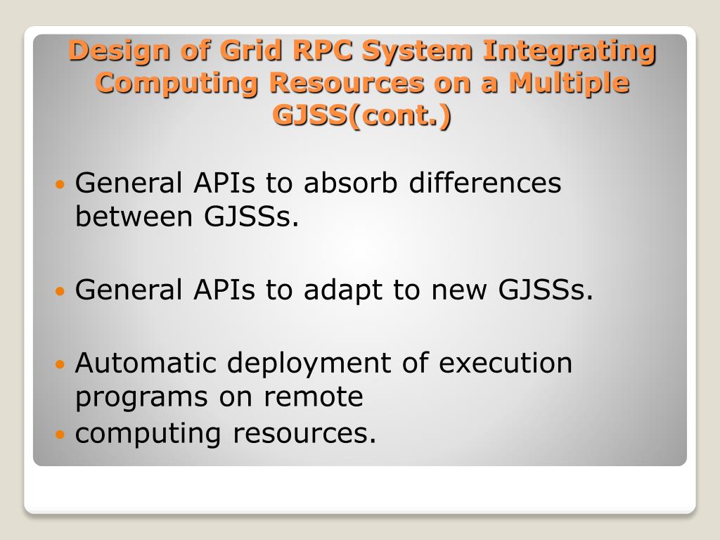 PPT - Integrating Computing Resources on Multiple Grid-enabled Job ...