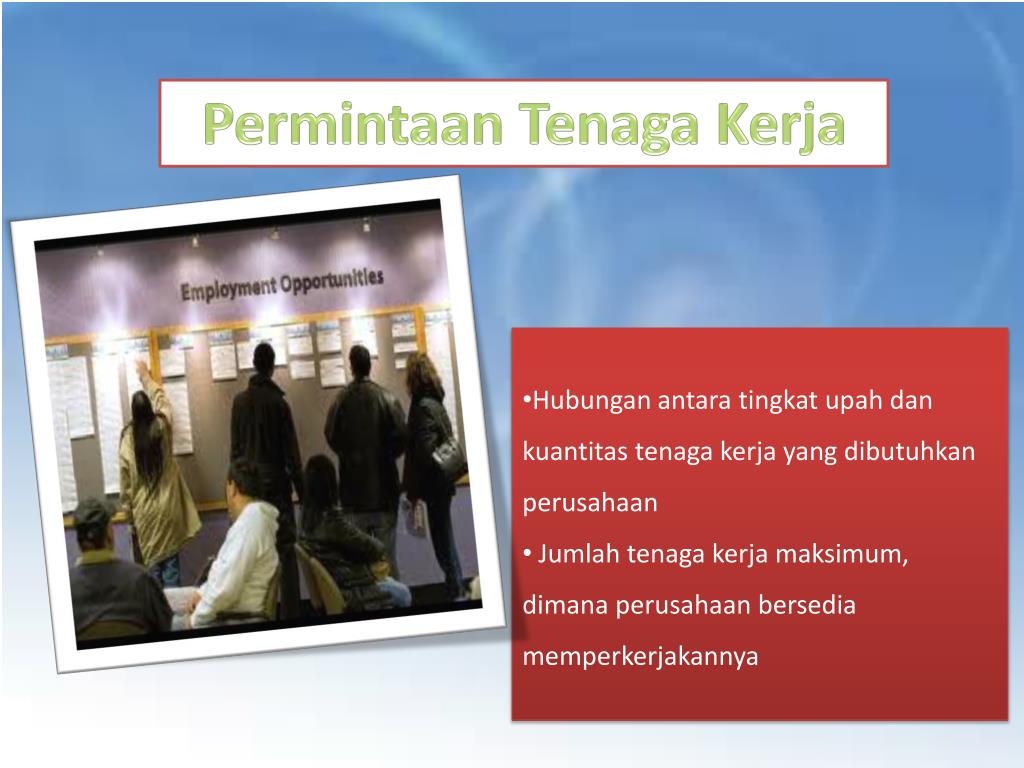 PPT - PASAR TENAGA KERJA PowerPoint Presentation, free download - ID