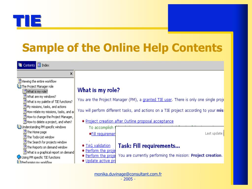 PPT - The TIE Projet February – March 2005 PowerPoint Presentation ...