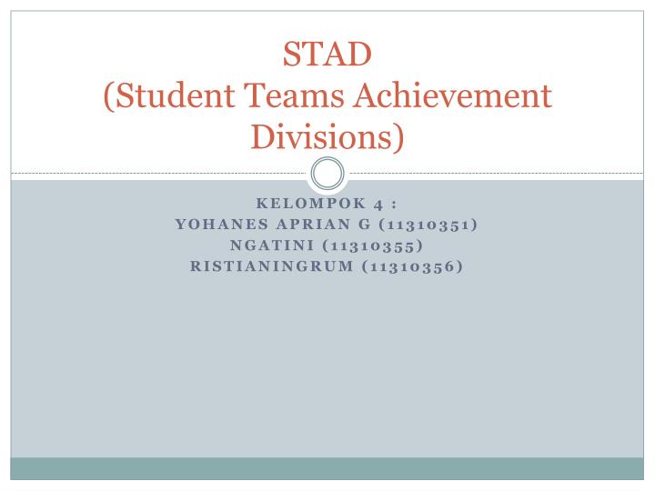 PPT STAD Student Teams Achievement Divisions PowerPoint ppt-stad-student-teams-achievement-divisions-powerpoint
