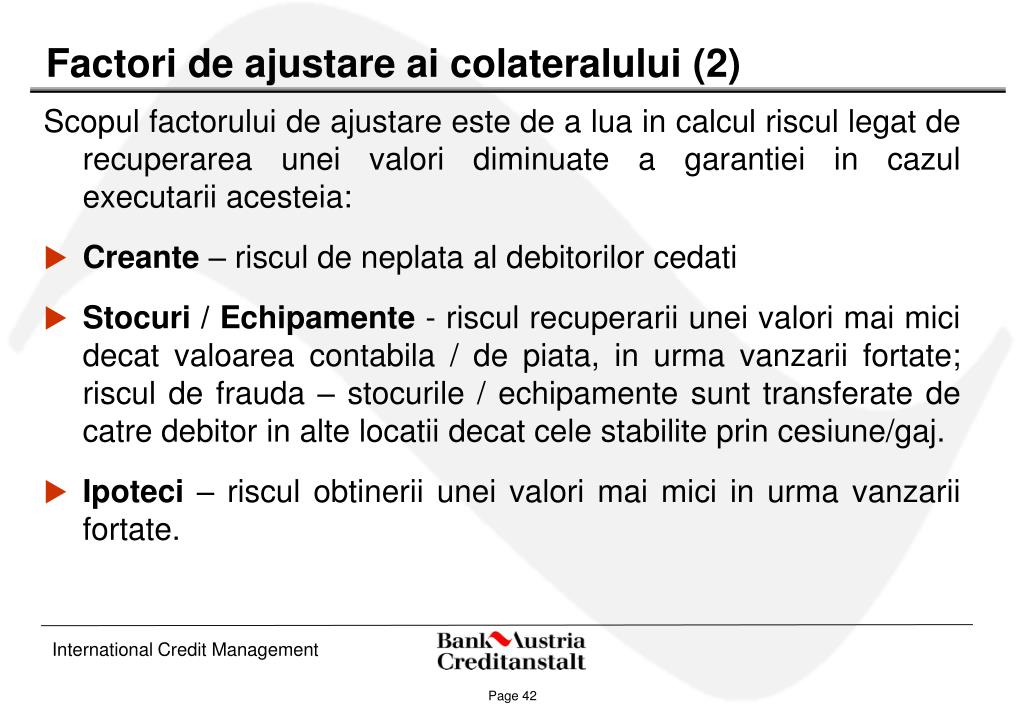 Ppt Colateral Partea 1 Credite Corporate Banking Powerpoint