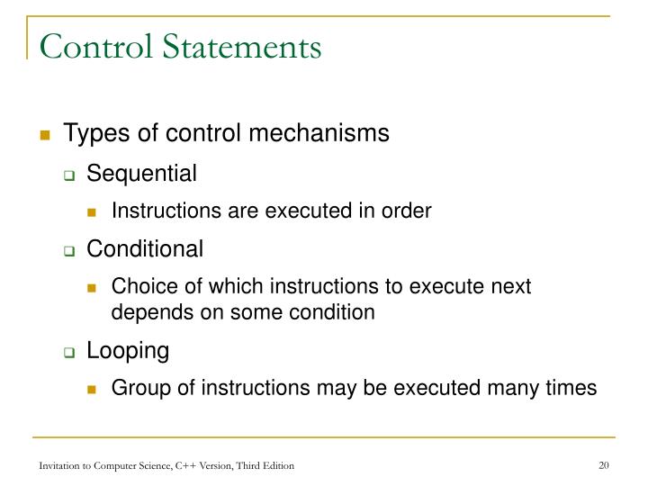 PPT - Chapter 8: Introduction to High-level Language Programming ...
