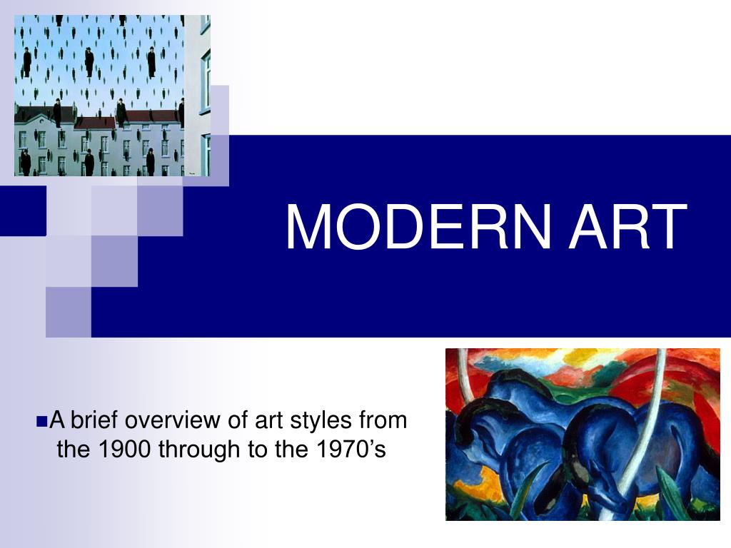 presentation about modern art