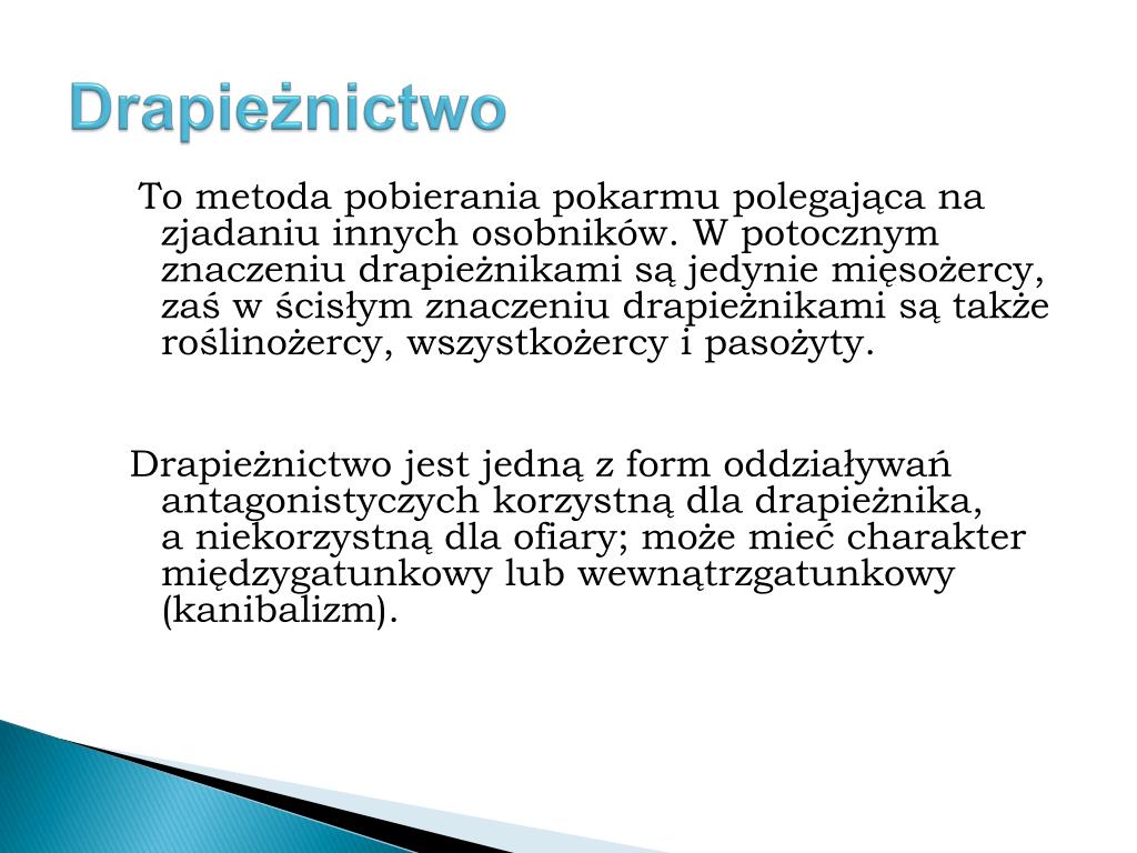 PPT - EKOLOGIA- Oddziaływania międzygatunkowe i sukcesja ekologiczna