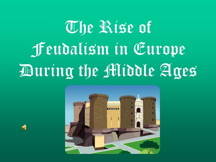 Feudalism def