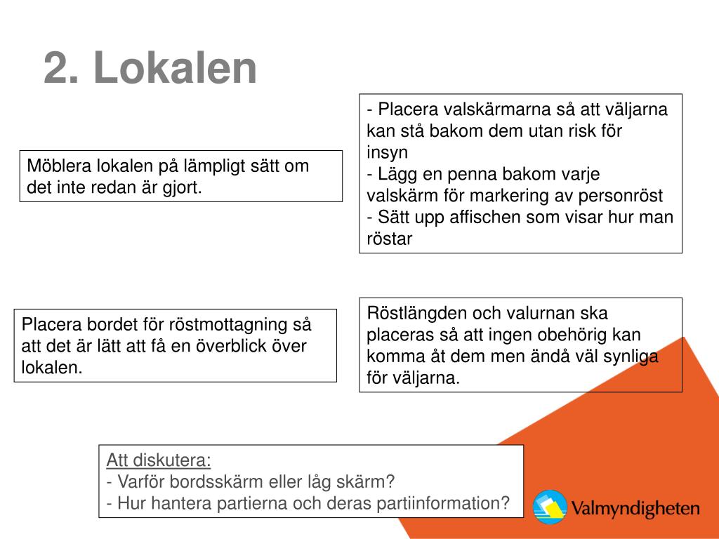 PPT - Röstmottagning vallokal PowerPoint Presentation, free ...