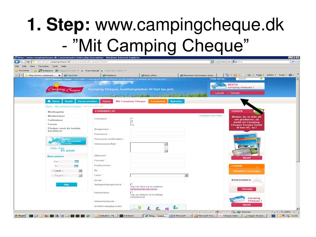 PPT - Velkommen ! Betalingskort til campingferien! PowerPoint ...