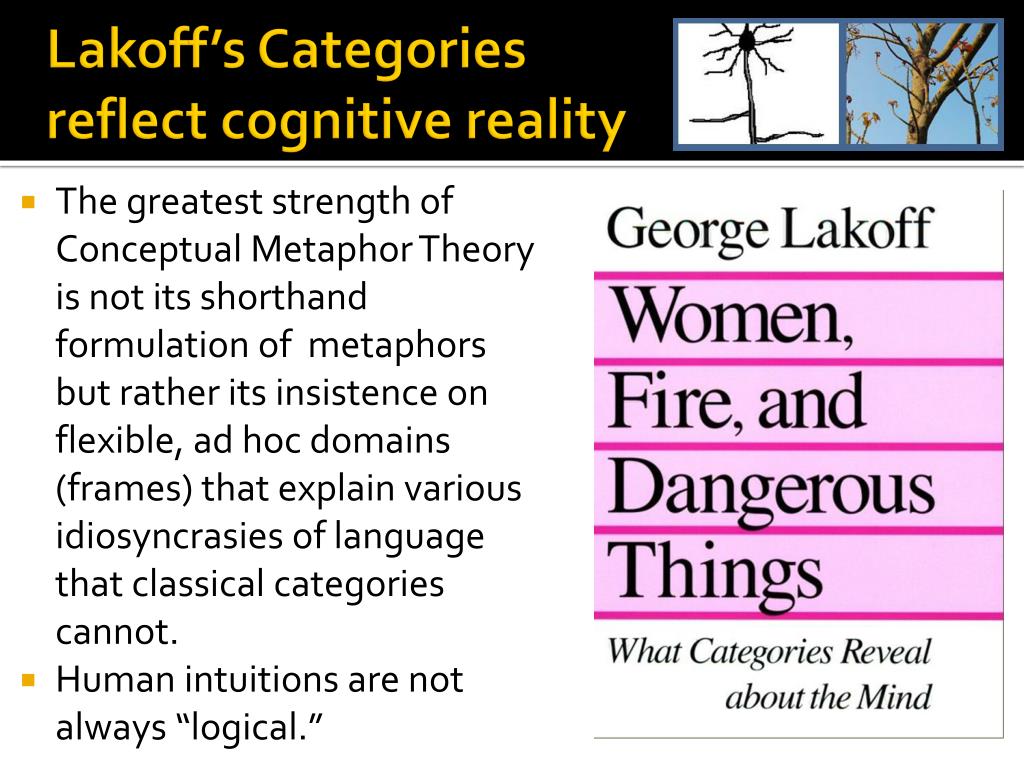 Cognitive metaphor theory clearance