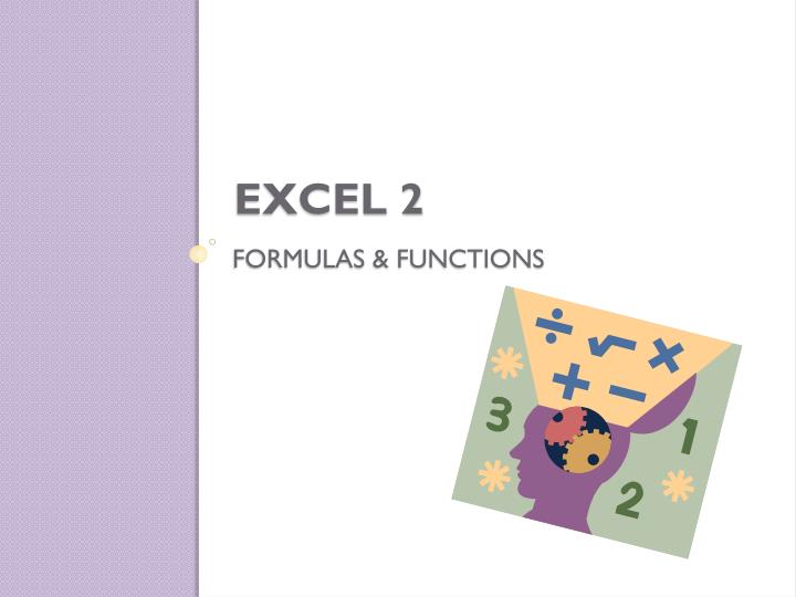 PPT - Formulas & Functions PowerPoint Presentation, free download - ID ...
