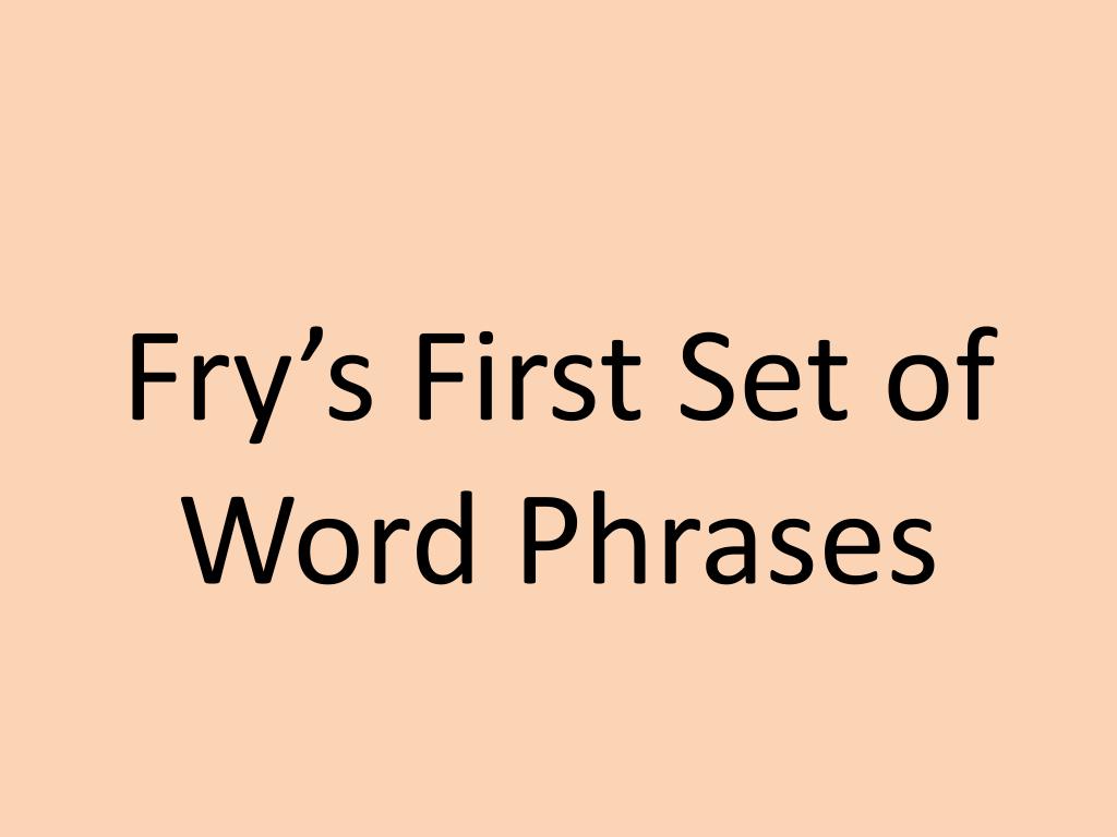 fry word powerpoint fry word powerpoint